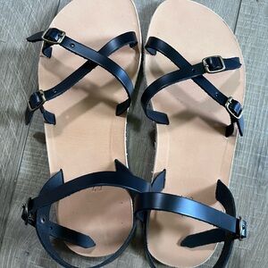 Barefoot Grecian Sandals. Size 40.